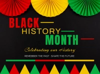BLACK HISTORY MONTH Yard Sign template