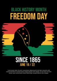 Black History Month A3 template