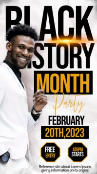 Black history month Historia de Instagram template