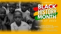 Black History Month Facebook Cover Video (16:9) template