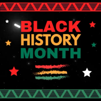 black history month Instagram Post template