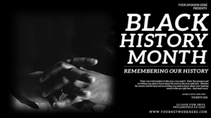 Black history month Vídeo de portada de Facebook (16:9) template