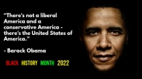 Black History Month Digitalanzeige (16:9) template
