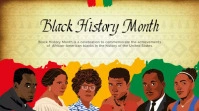 Black History Month Ekran reklamowy (16:9) template