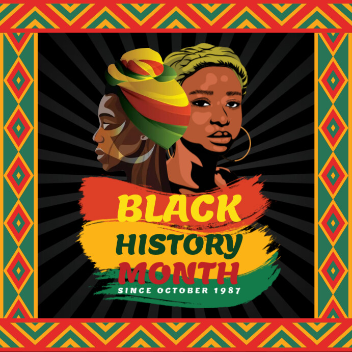 Black History Month Instagram Post template