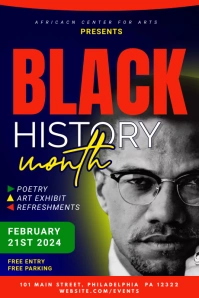 Black History Month Tumblr-afbeelding template