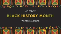 Black History Month Ekran reklamowy (16:9) template