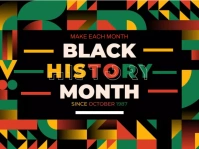 BLACK HISTORY MONTH Yard Sign template