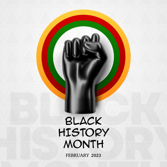 Black History Month Instagram 帖子 template