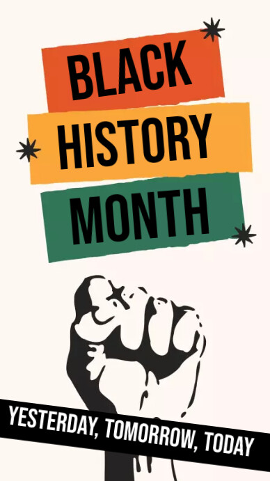 Black History Month Historia de Instagram template