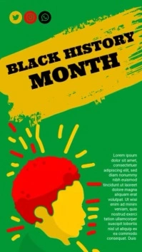 Black History Month Instagram Reel template