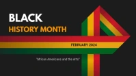 Black History Month Digital na Display (16:9) template
