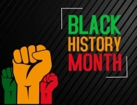 black history month Flyer (US Letter) template