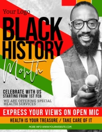 black history month, Juneteenth Flyer (US Letter) template