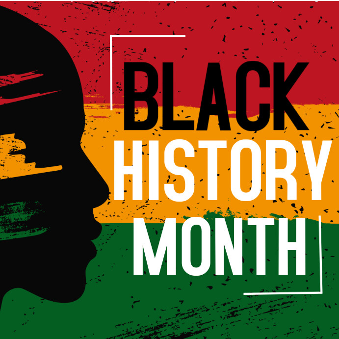 Black history month Square (1:1) template