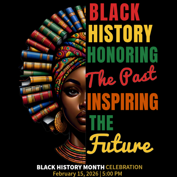 Copy of Black History Month Event Flyer Template | Cultural Celebration ...
