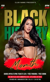 Black History Month Event US Legal Video template