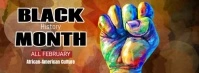 Black History Month Facebook Cover template