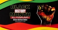 Black History Month Facebook Group Cover Facebook-Gruppe-Titelbild template