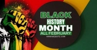 Black History Month Facebook Share Image template