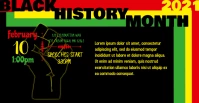 Black History Month FB Facebook Event Cover template
