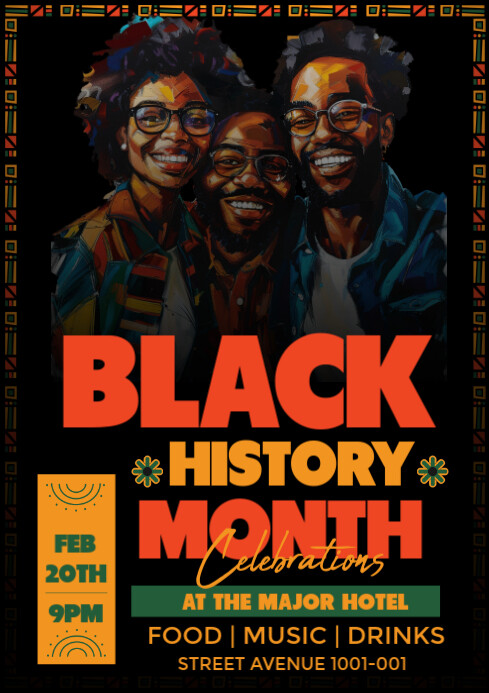 Copy of Black History Month Flyer A3 | PosterMyWall