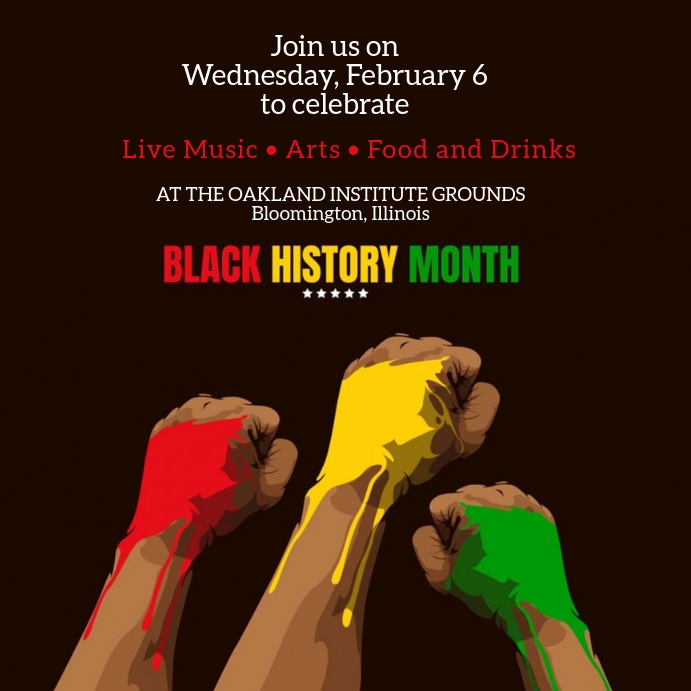 Black History Month Flyer Template PosterMyWall