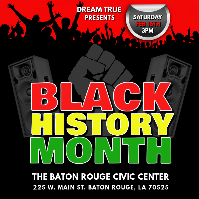 BLACK HISTORY MONTH FLYER Template PosterMyWall