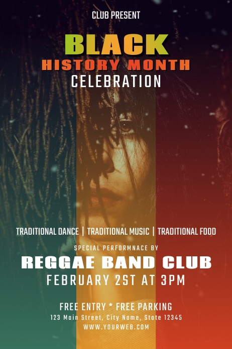black history month flyer Template | PosterMyWall