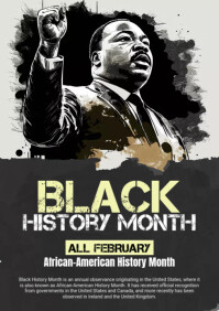 Black History Month Flyer Template | PosterMyWall