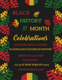 BLACK HISTORY MONTH FLYER Template | PosterMyWall