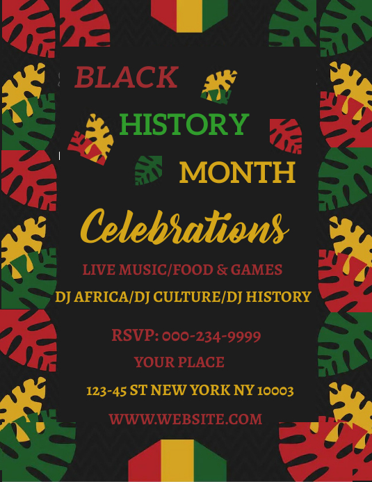 Copy of BLACK HISTORY MONTH FLYER PosterMyWall