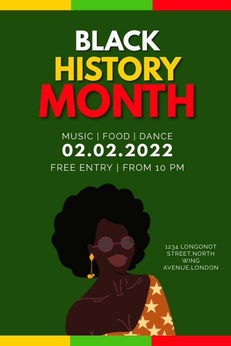 BLACK HISTORY MONTH FLYER Template | PosterMyWall
