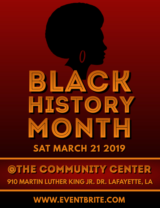 BLACK HISTORY MONTH FLYER Template PosterMyWall