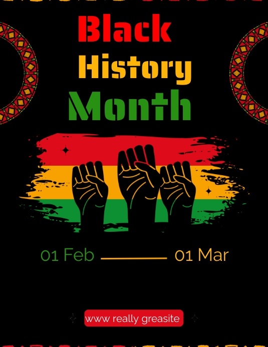 Black History Month flyer post Template | PosterMyWall