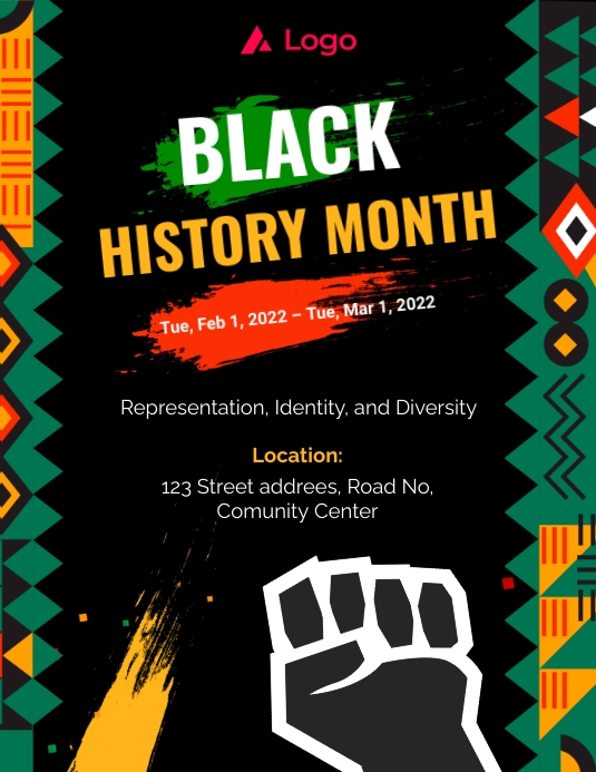 Black History Month Flyer Template | PosterMyWall