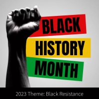 Black History Month IG Video Instagram Post template