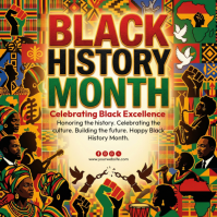 Black History Month Instagram Post template