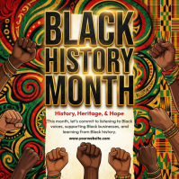 Black History Month Instagram Post template