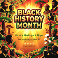 Black History Month Instagram Post Video template