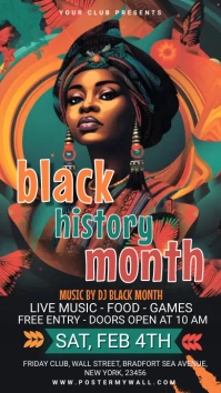 Black History Month Instagram Story template