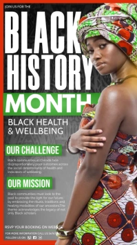 black history month Instagram story template