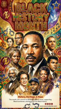 Black History Month Instagram Story template