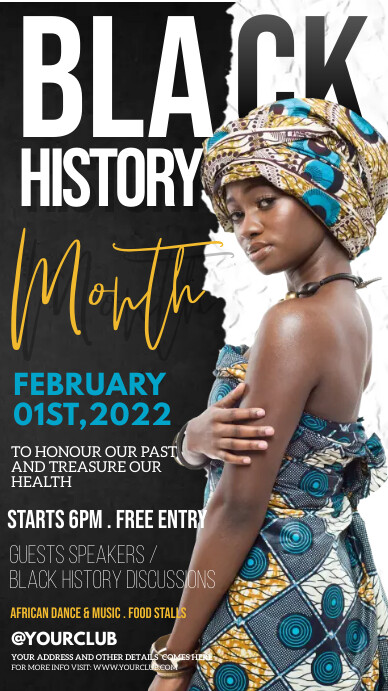 17.5K+ Free Black History Month Poster Templates PosterMyWall