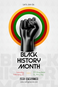 Black History Month Poster Template | PosterMyWall