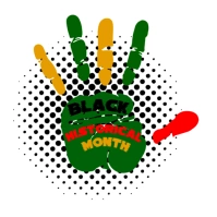 black history month logo , church women day 徽标 template