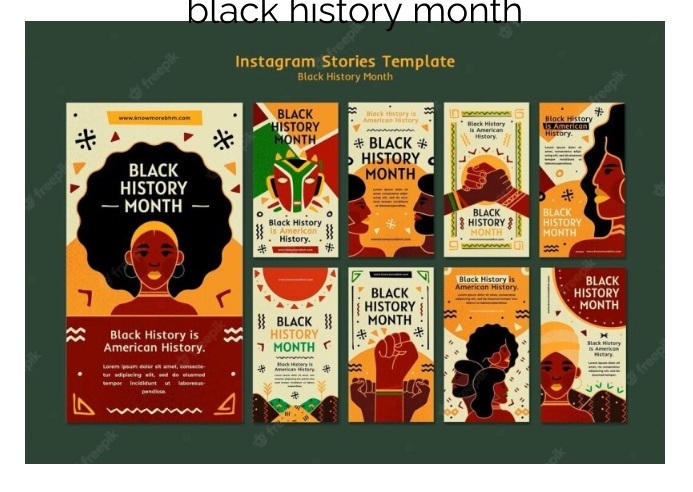 black history month poster design month Template | PosterMyWall