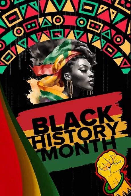 Black History Month Poster Template PosterMyWall Black History Month Poster Template PosterMyWall