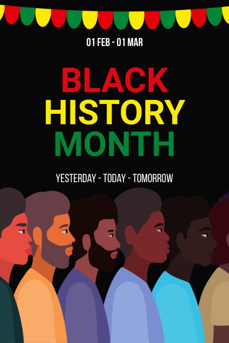 Black History Month Poster Template | PosterMyWall