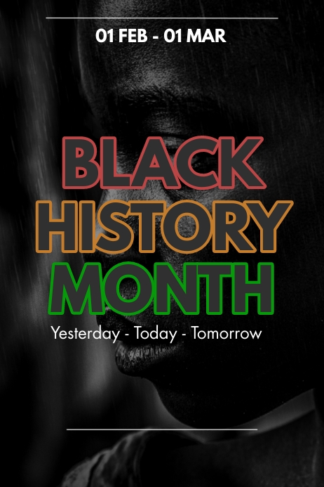 Black History Month Poster Template - Black History Month Poster Design Template 85f3fffc81e07c9d742756444cef5af1 Screen 